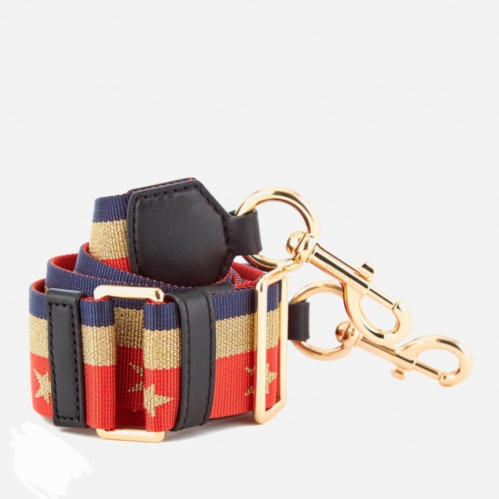 The Strap Marc Jacobs - Red and Gold Star Patterned Strap